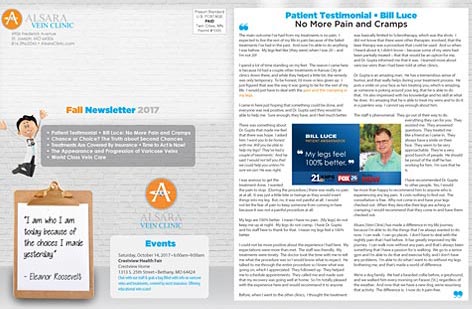 Alsara Vein Clinic Fall Newsletter 2017